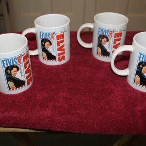 Signature Product Elvis Presley Set 4 Mugs "Always the Original"